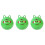 3Pièces Ballons Sautants Enfants Vert Endurance Et Équilibre 4