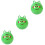 3Pièces Ballons Sautants Enfants Vert Endurance Et Équilibre 5