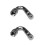 2Pièces Adaptateur Argent Résistant Durable 5