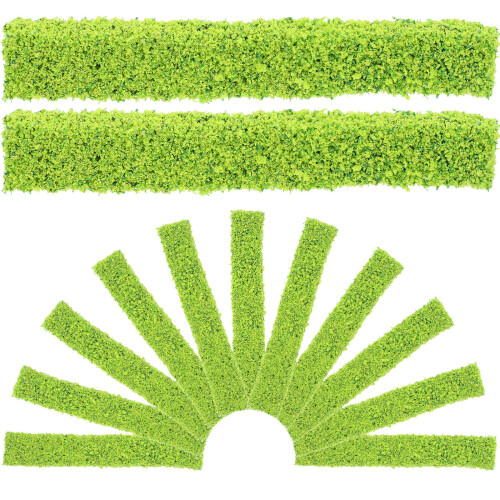40Pièces Mini Massifs Sponge Vert Décor Paysage Miniature 2