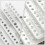 20Pièces Anneaux Cinq Trous Transparent Pour 8