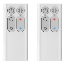 2X Ersättningsfjärrkontroll för AM04 AM05 för Värmefläktmodeller AM04 AM05 Fjärrkontroll (Silver)