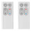 2X Replacement AM04 AM05 Remote Control for  Fan Heater Models AM04 AM05 Remote Control(Silver) 1