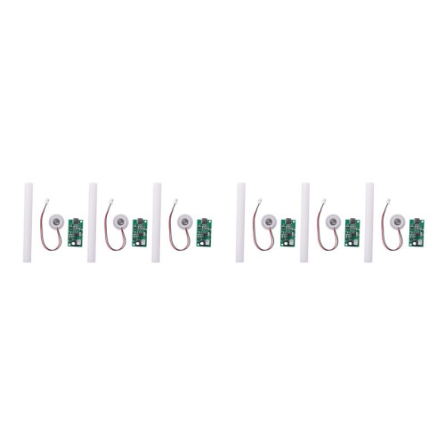 6Pcs Mist Maker Atomization Plate with 5V USB Humidifier Module Integrated Circuit Board Driver with Timing