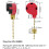 6PC Ceiling Fan  3 Speed 4 Wire Zing Ear ZE-268S6 Fan Pull Chain  Replacement Speed Control  Copper 7