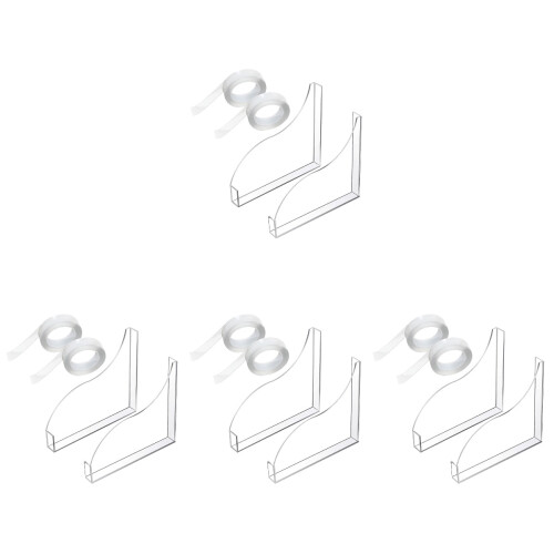 8Pièces Protection D'évier Transparente 1
