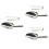3Ensembles Accessoires Cuisine Acier Pelles Pinces À Glace 7