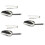 3Ensembles Accessoires Cuisine Acier Pelles Pinces À Glace 8