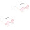 2Pièces Lunettes Roses Pour Fête Plage 4