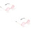 2Pièces Lunettes Roses Pour Fête Plage 7
