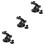 6Pièces Support Ventouse Caméra Noir Stable Pour Bateau 5