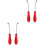 4Pièces Spatule Grattoir Rouge Sécurisé Pour Mastic Joint 6
