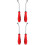 4Pièces Spatule Grattoir Rouge Sécurisé Pour Mastic Joint 8