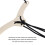 Breathable Microfiber Leather Saxophone Neck Strap with Metal Hook Brown 11