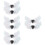 4Paires Clips Argentés Chaussures Gothiques 7