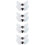 4Paires Clips Argentés Chaussures Gothiques 8