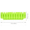 2Pièces Cache-Pot Plastique Vert Rectangulaire Pour 2