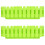 2Pièces Cache-Pot Plastique Vert Rectangulaire Pour 7