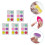 60Pièces Accessoires Ongles Bébé Multicolores Sécurisés 8