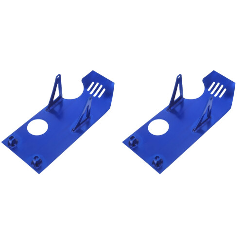2Pièces Accessoire Cache Stator Aluminium Bleu Protection Fiable 2