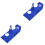 2Pièces Accessoire Cache Stator Aluminium Bleu Protection Fiable 4