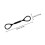Cordon Silicone Stopper Trompette Noir Flexible Durable 2