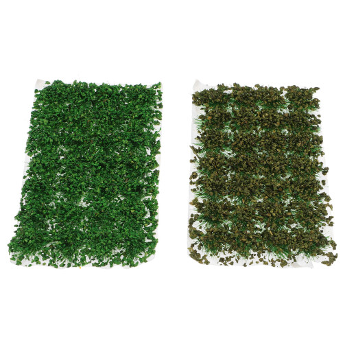 3Pièces Mini Cluster Coloré Plastique Pour Paysage Miniature 1