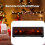 Fireplace Flame Humidifier Simulated Fireplace Flame Humidifier Desktop Simulated Wood Flame Aroma Diffuser for Home 2