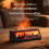 Fireplace Flame Humidifier Simulated Fireplace Flame Humidifier Desktop Simulated Wood Flame Aroma Diffuser for Home 3