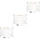 3Ensembles Calendriers Effaçables Transparents Pour 6