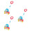 3Pièces Baby Walker Bois Durable Multi-Couleur Jouet À Pousser 7