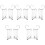 10Pièces Ear Cuff Clip Gland Argent Étoile Perçage 3