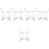 10Pièces Ear Cuff Clip Gland Argent Étoile Perçage 4