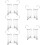 10Pièces Ear Cuff Clip Gland Argent Étoile Perçage 11