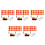 5Ensembles Kit Arbitre PVC Drapeaux Cartons Sifflet Acier 8
