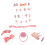 1Ensemble Clips Rose Nœud Polyester Confortable 9