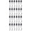 24Pièces Organisateur Élastique Noir Durable Pour Cordes Sangles 5