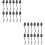 24Pièces Organisateur Élastique Noir Durable Pour Cordes Sangles 6