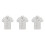 3Pièces Blouse De Chef Respirante Pour Restaurant Et 3