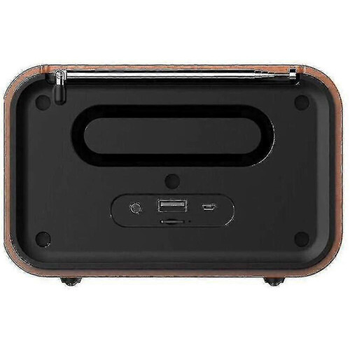 Bærbar Bluetooth-højttaler med retroradio i topklasse 1