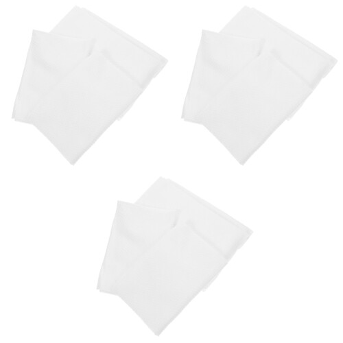 9Pièces Serviettes Jetables Blanches Multi-Usages Pour Salon Voyage 2