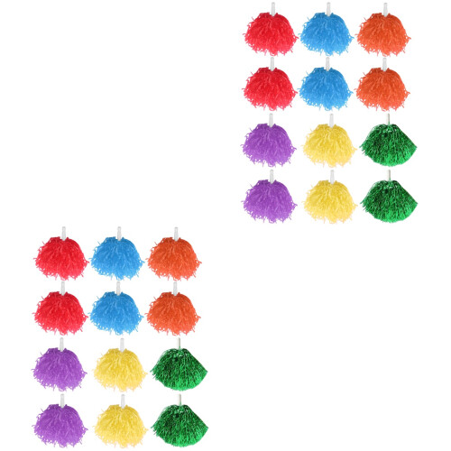 24Pièces Pompons Durable Couleurs Variées 2