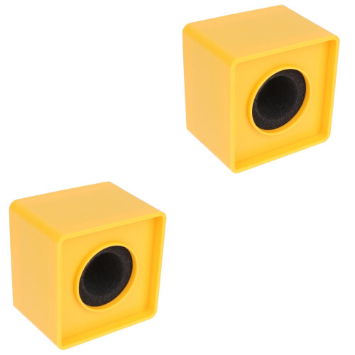 2Pièces Mic Logo Station Robuste Pour Utilisation Interview 2