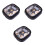 3Pièces Boîtes À Lentilles Colorées Avec Voyage 3