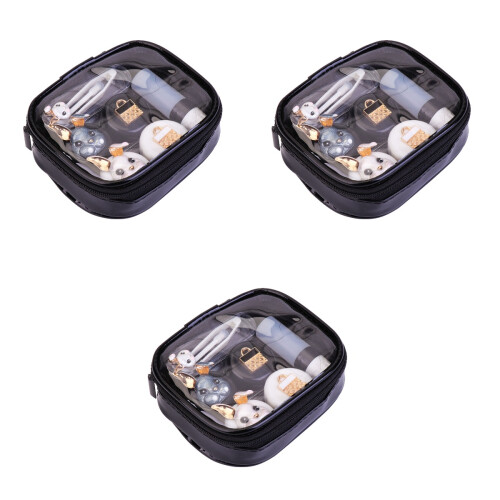 3Pièces Boîtes À Lentilles Colorées Avec Voyage 2