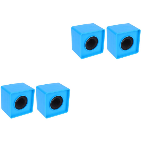 4Pièces Logo Micro ABS Bleu Forme Portable 2