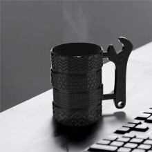 Reifen-Kaffee-/Teebecher Als Geschenk für Autoliebhaber, Mechaniker und Autoenthusiasten - Weihnachtsgeschenk für Männer, Geburtstagsgeschenk