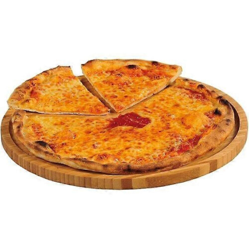 Pizzateller 32 cm, Bambus-Holzteller, Holzgeschirr 1