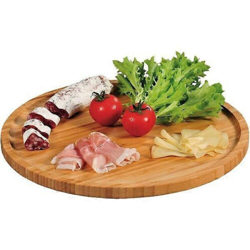 Pizzateller 32 cm, Bambus-Holzteller, Holzgeschirr 2