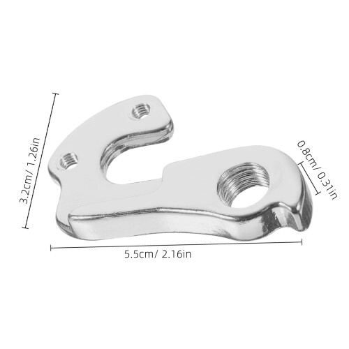 6Pièces De Changement De Aluminium Argent Durable 1